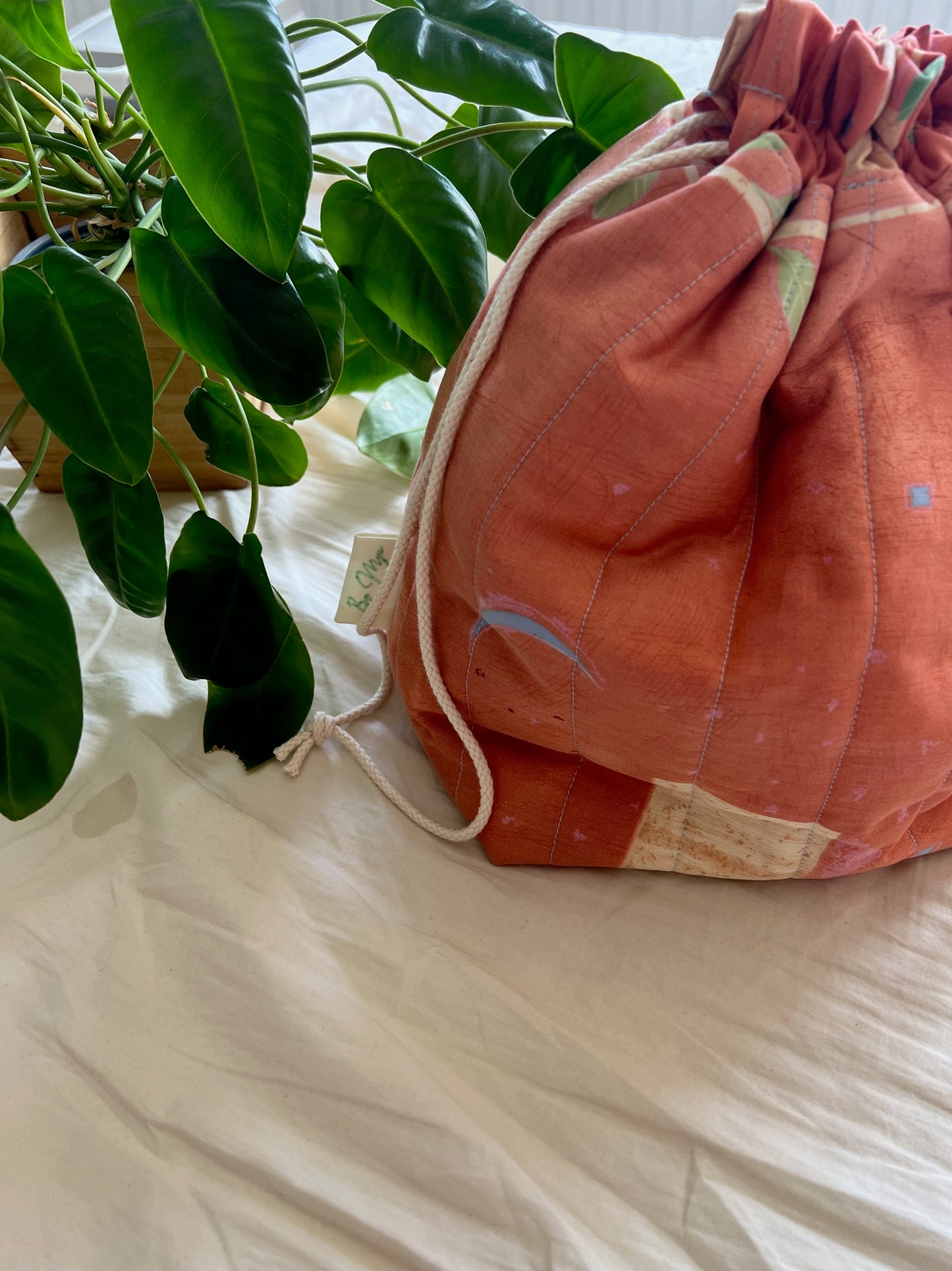 Lykke Project bag, Saffron Geometria, large, ready-made