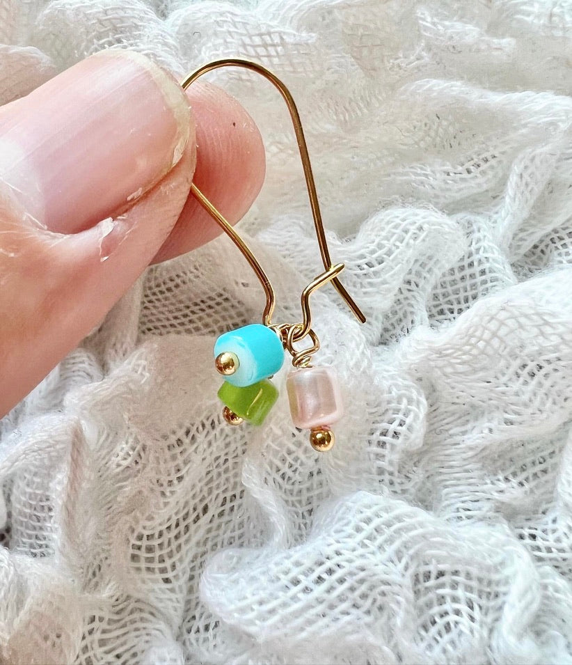 Ear hooks (convert your stitch markers)