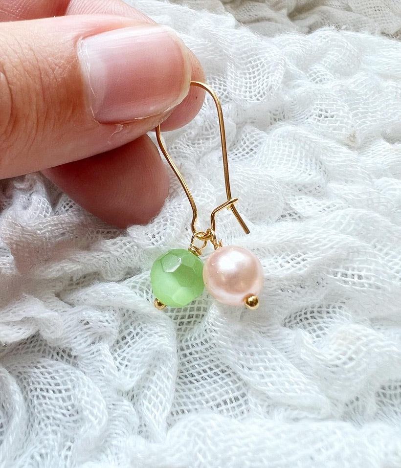 Ear hooks (convert your stitch markers)